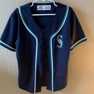 Kids Navy Blue Baseball Jersey